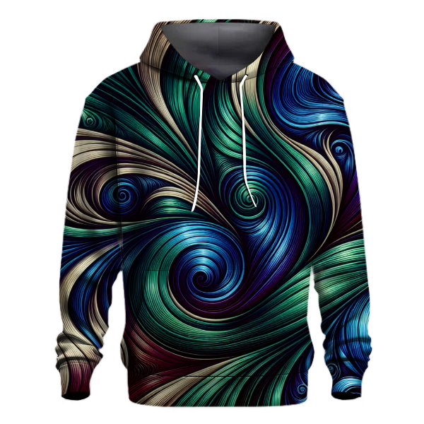 Retro Swirl Synthesis Hoodie