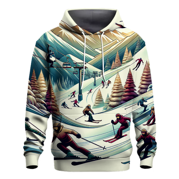 Skiing - Mountain Majesty Hoodie