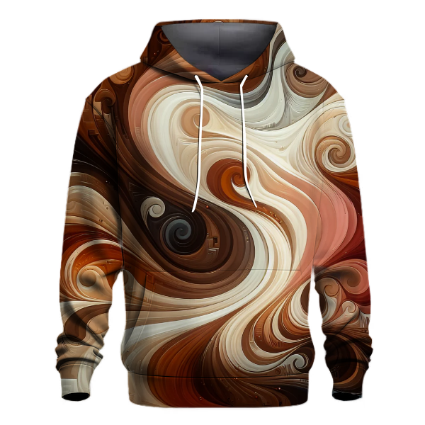 Chocolate Swirl Tie-Dye Hoodie