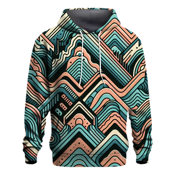 Synth Pop Echoes Hoodie