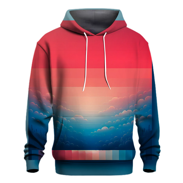 Twilight Coral Horizon Hoodie