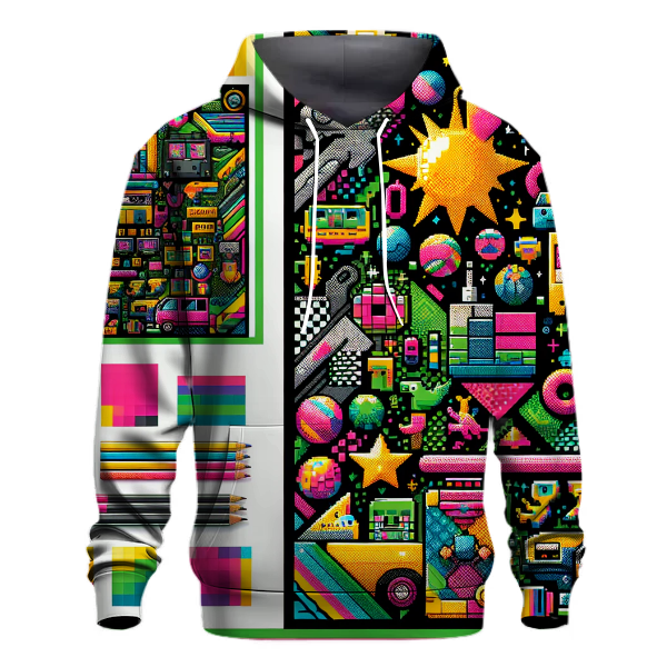 Pixelated Playground Hoodie