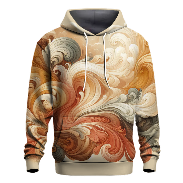 Glistening Sand Tie-dye Design Hoodie