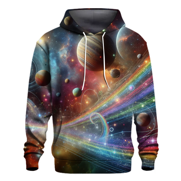 Cosmic Rainbow Harmony Hoodie