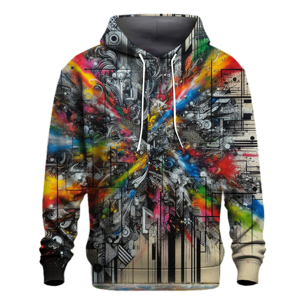 Graffiti Gridlines Hoodie