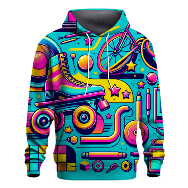 Retro Neon Adventure Hoodie