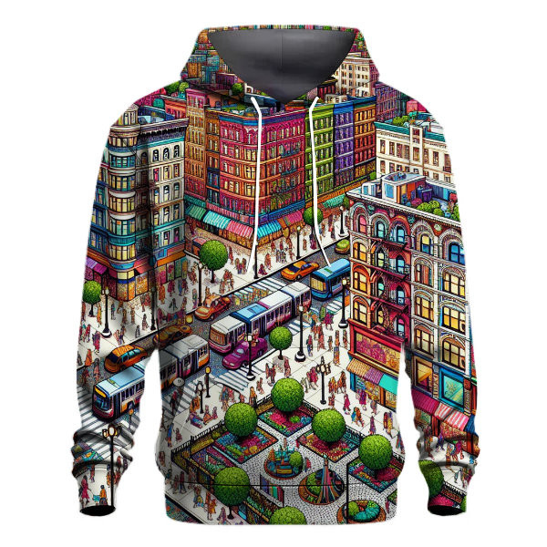 Charming Cityscape Hoodie