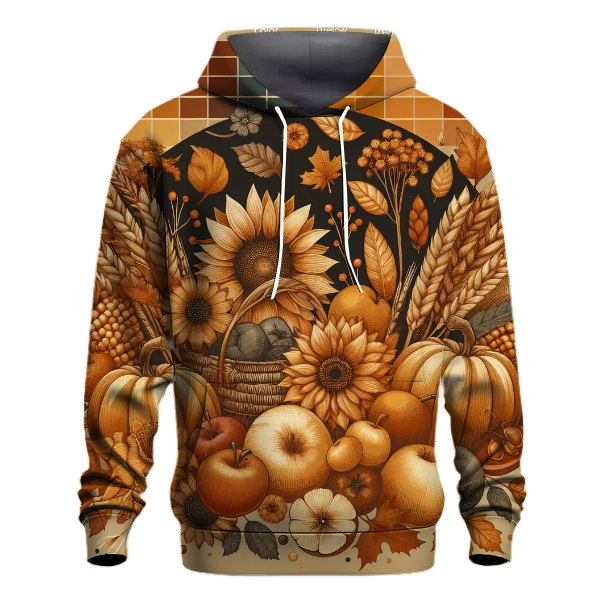 Vibrant Harvest Fields Hoodie