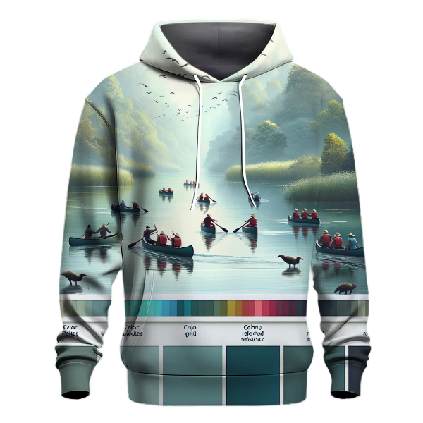 Canoe Paddling Expedition Hoodie