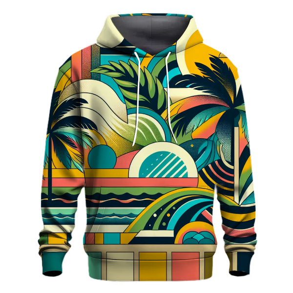 Tropical Vibe Palms Hoodie