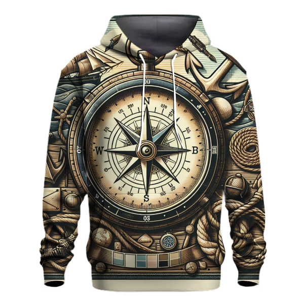 Nautical Compass Journey Hoodie
