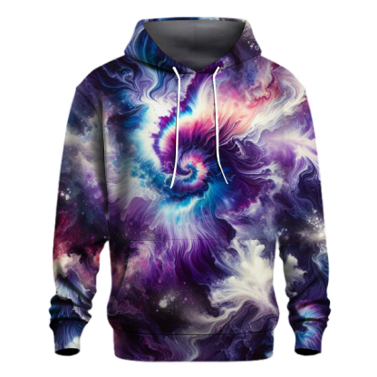 Cosmic Ripple Tie-Dye Hoodie