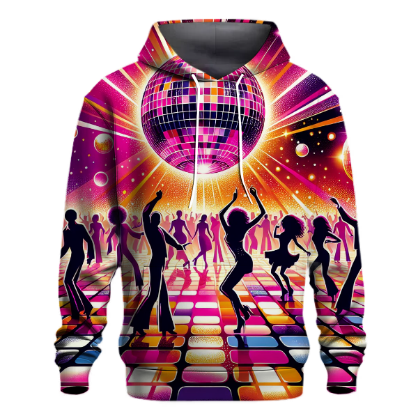 Disco Fever 80s Style Hoodie