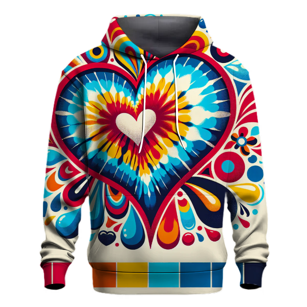 Classic Tie Dye Love Hoodie