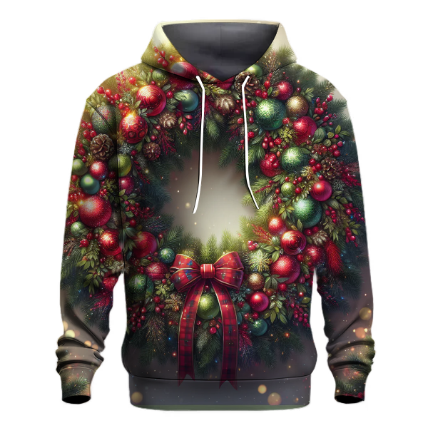 Joyful Holiday Wreath Hoodie