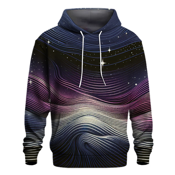 Galactic Starlight Ripple Hoodie
