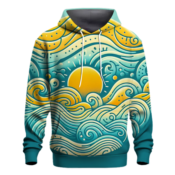 Sunshine Wave Fusion Hoodie