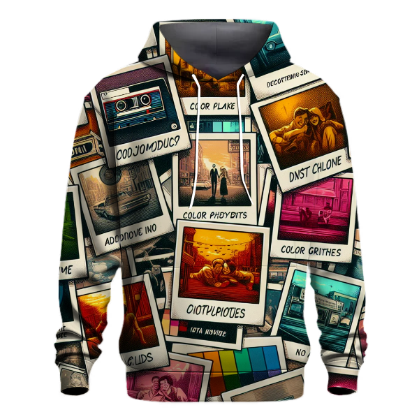 Retro Polaroid Memory Hoodie