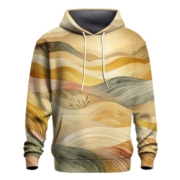 Sunrise Sand Dune Tie-Dye Hoodie
