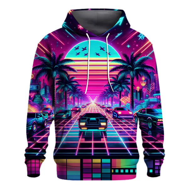 Retro Wave Synth Hoodie