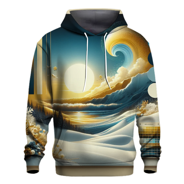 Winter Glow Gradient Hoodie