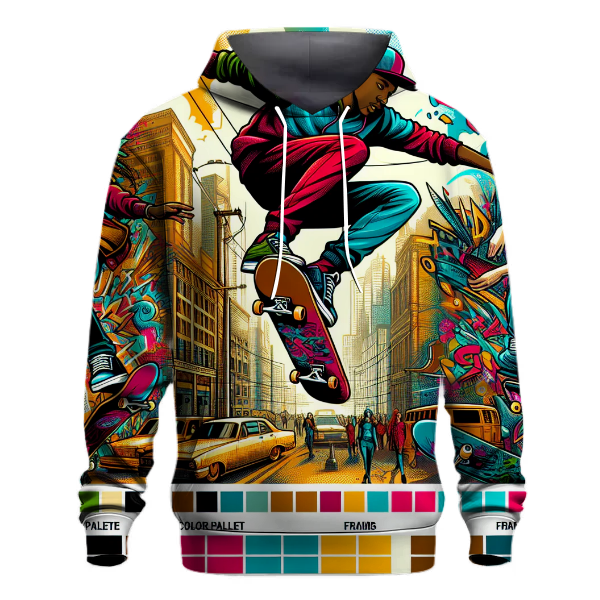Explosive Skateboarding Energy Hoodie