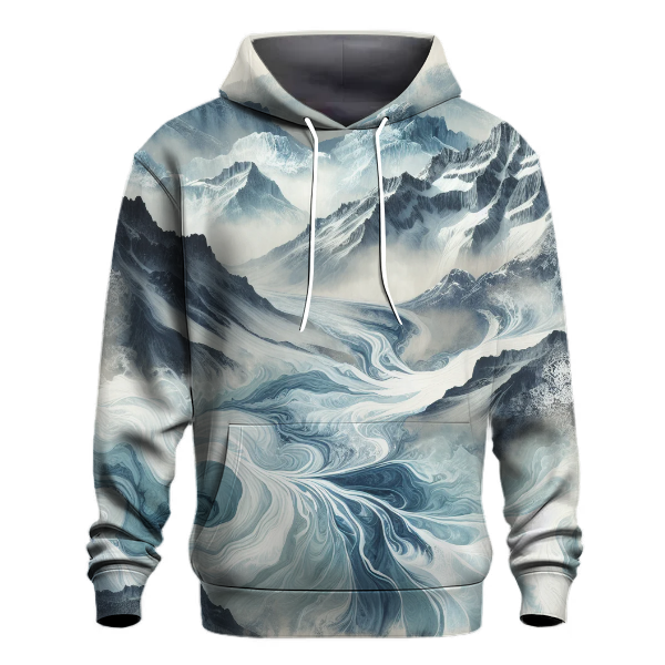Icy Glacial Wave Hoodie