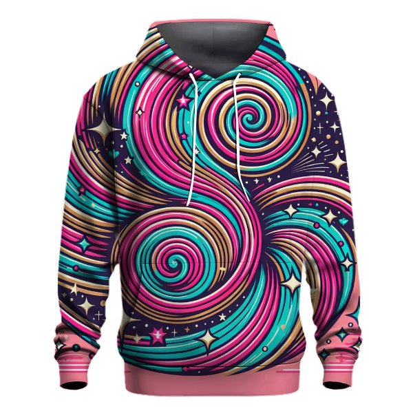 Funky Star Trails Hoodie