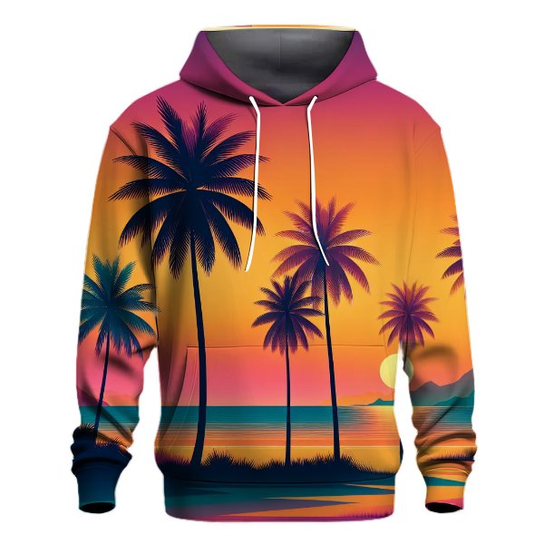 Sunny Days and Retro Palms Hoodie