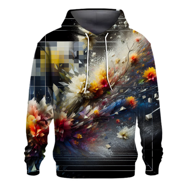 Floral Abstract Illusion Hoodie