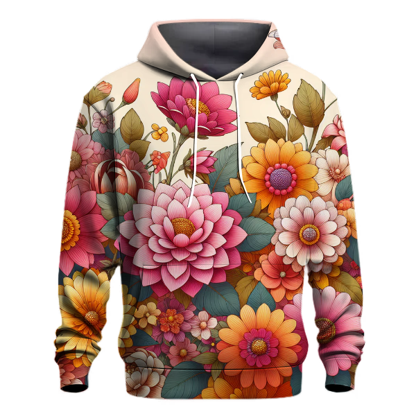 Flower Power Rainbow Hoodie