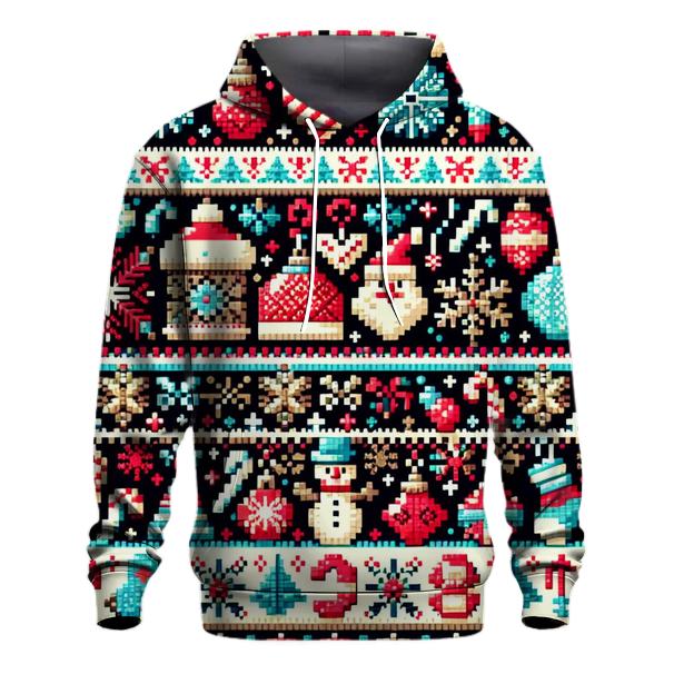 Merry Mitten Pattern Design Hoodie