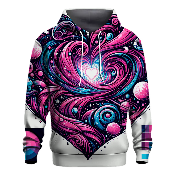 Cosmic Heart Design Hoodie
