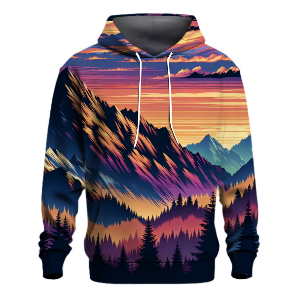 Mountain Silhouette View Hoodie
