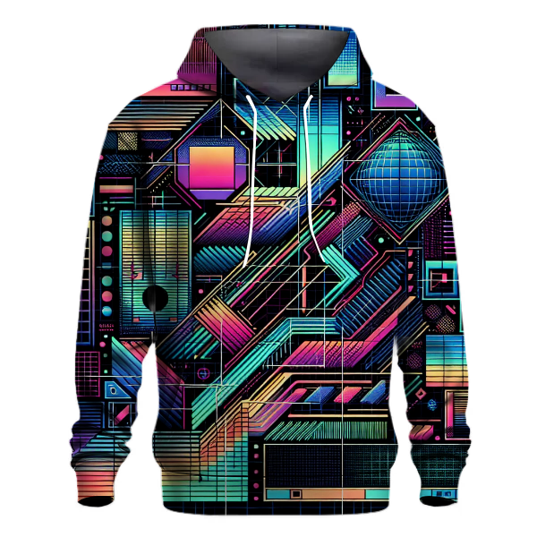 Digital Grid Remix Hoodie