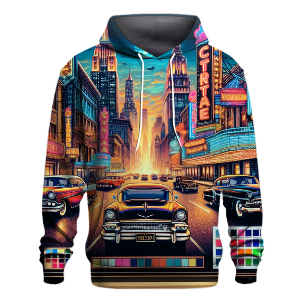 Retro Cityscape Adventure Hoodie