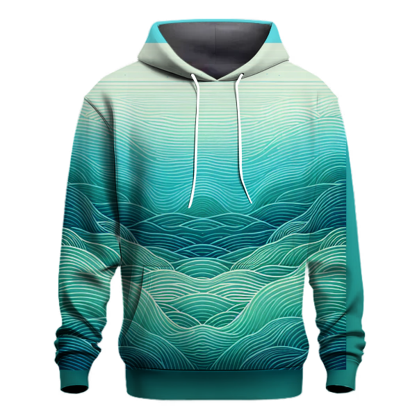 Bubbling Stream Gradient Hoodie