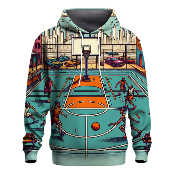 Basketball Court Graffiti Hoodie