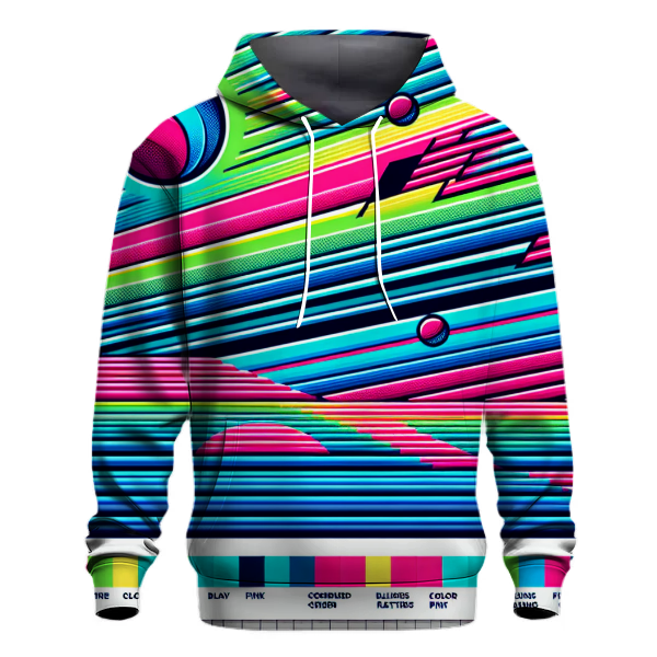 Retro Sporty Stripes Hoodie
