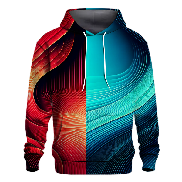 Fiery Ocean Gradient Hoodie