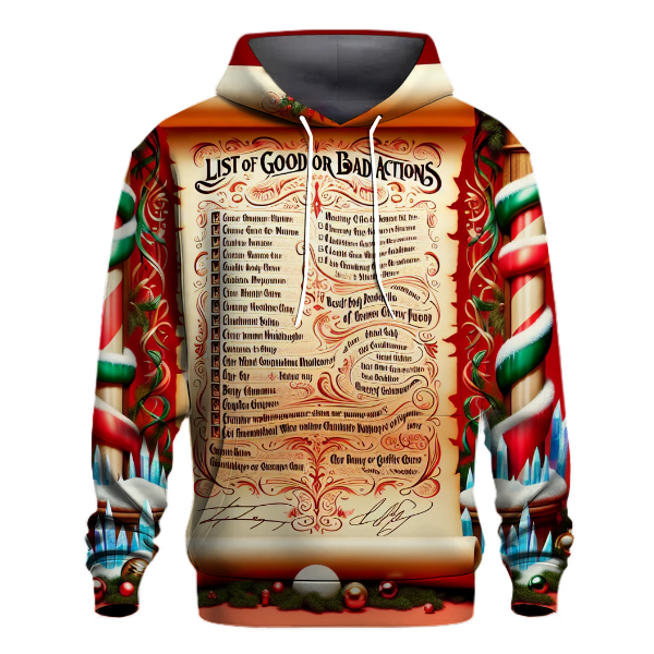 Naughty or Nice List Check Hoodie