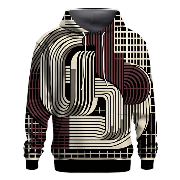 Abstract Grid Illusions Hoodie