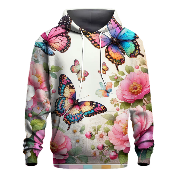 Delicate Butterfly Dance Hoodie