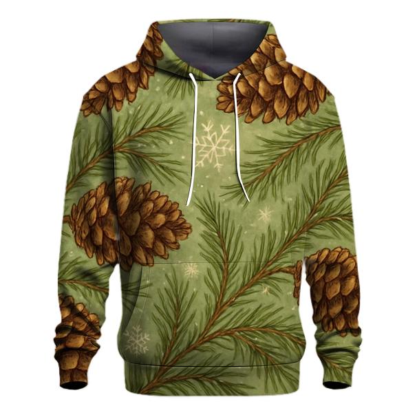 Pinecone and Evergreen Delight Hoodie