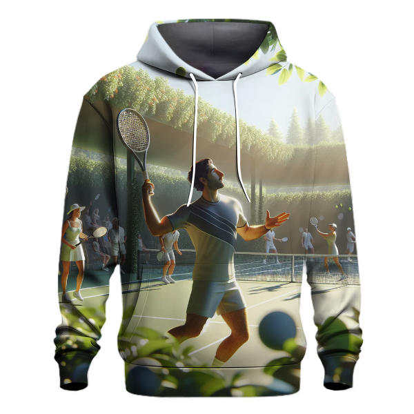 Tennis Champion Design Hoodie