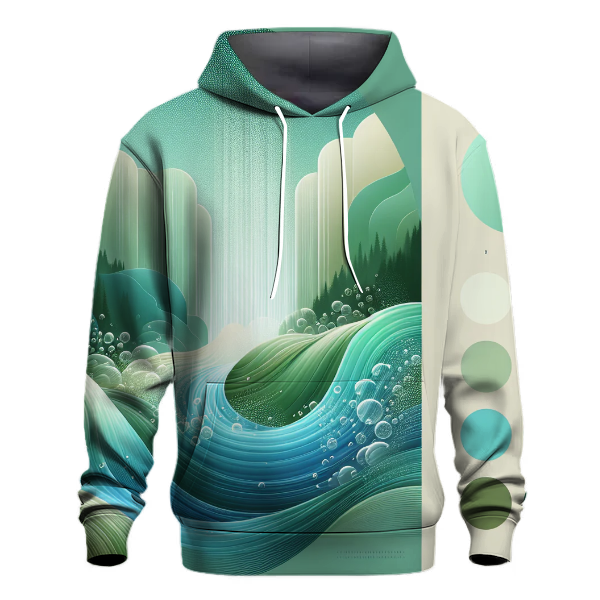 Tropical Waterfall Gradient Hoodie