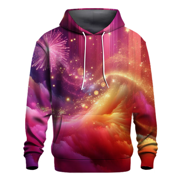 Firework Celebration Gradient Hoodie