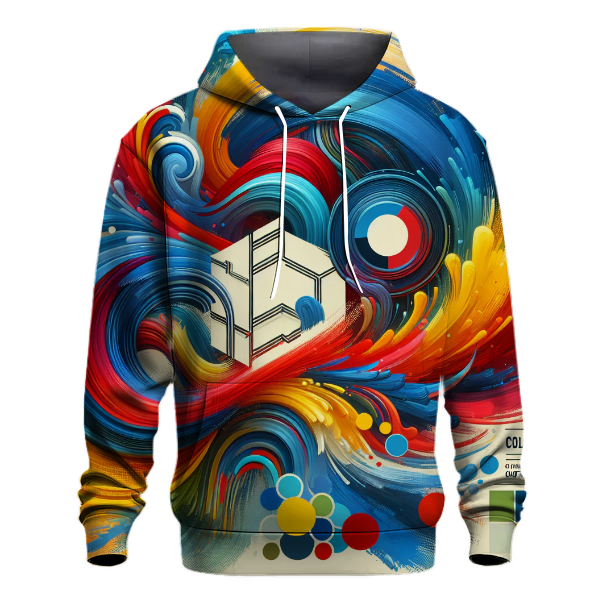 Artistic Paintbrush Strokes Hoodie
