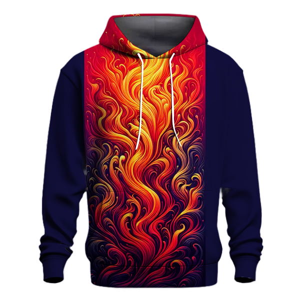 Blazing Fire Gradient Hoodie