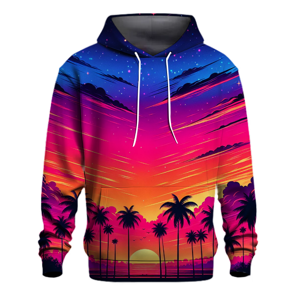 Neon Sunset Escape Hoodie